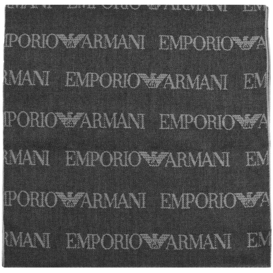 Alternative Image for ProductEmporio Armani Logo Scarf Navy2